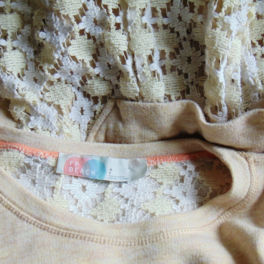FP Beach Free People Shake it Up Tunic Top S - Picture 8 of 8